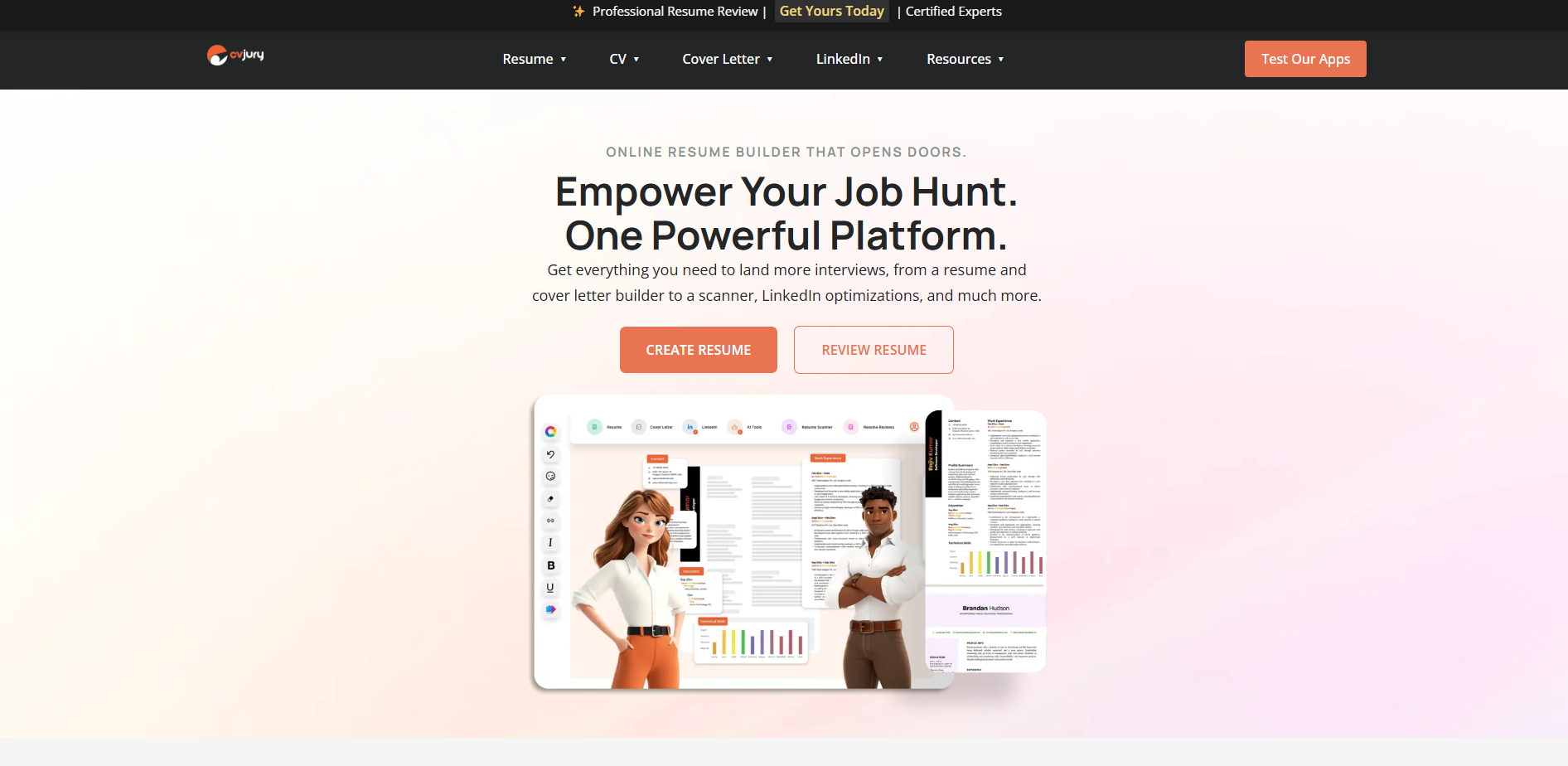 Free resume builder - Image 1
