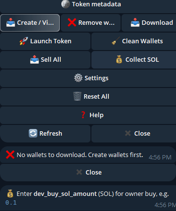 Pump.fun Token Launch TG Bot - Image 2